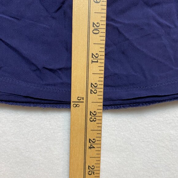 Solitaire Boho Embroidered Floral Blouse Top Women's 2X Blue 3/4 Cold Shoulder - Picture 10 of 11